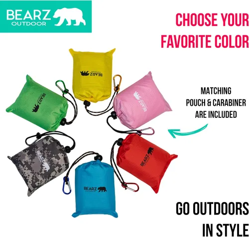 Vista 5 de Manta de bolsillo – Manta de playa impermeable a prueba de arena, manta de picnic impermeable, plegable, ligera y compacta para senderismo, camping