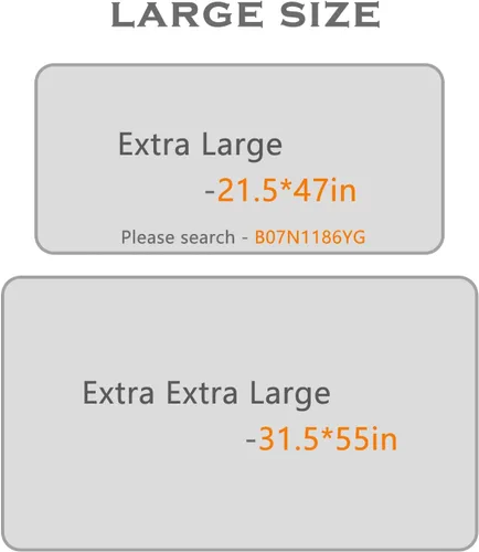 Vista 5 de Alfombrilla de planchado, gruesa (32 x 55 pulgadas), almohadilla de planchado de doble cara con almohadilla resistente al calor, alfombrilla