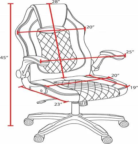 Vista 3 de Aon Archeus Silla ergonómica de oficina para juegos, silla de escritorio de computadora con respaldo alto con soporte lumbar, brazos abatibles