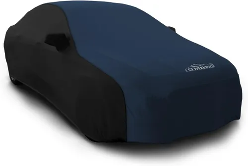 Vista 15 de Coverking Custom Fit cubierta coche para determinados Volkswagen Karmann Ghia Modelos – Satén Elástico, Negro