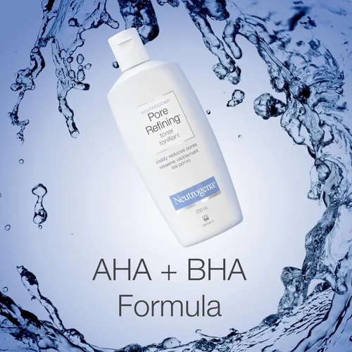 Vista 2 de Neutrogena Pore Refining Toner, Alpha and Beta Hydroxy Formula, 8.5 Ounce
