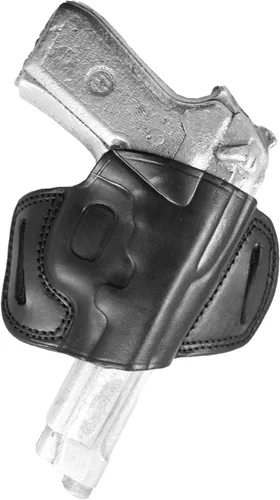 Vista 2 de YT HOBBY Funda para pistola de cuero hecha a mano con deslizamiento rápido en la cintura OWB