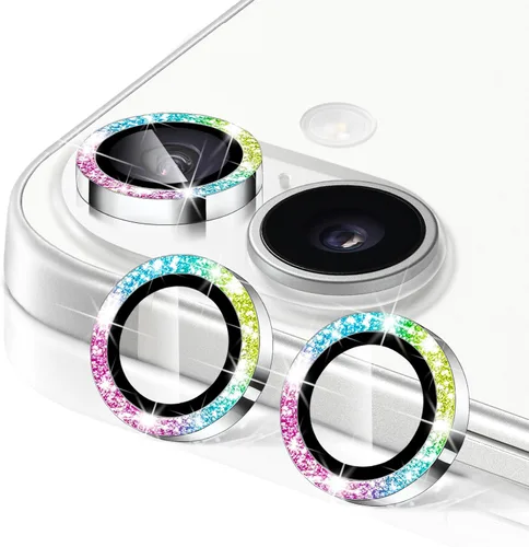 Vista 22 de Compatible con iPhone 13 Pro para iPhone 13 Pro Max, protector de lente de cámara antiarañazos, vidrio templado 9H, protector de cámara de metal a
