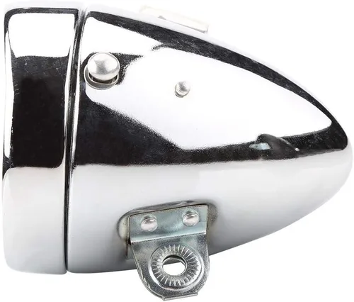 Vista 2 de Luz de bicicleta, faro LED de bicicleta y luz trasera trasera con soporte para seguridad de ciclismo de carretera (plata)