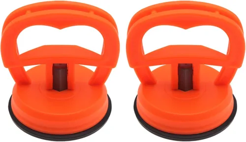 2 extractores de abolladuras pequeñas con ventosa resistente para eliminación de abolladuras de automóvil, azulejos, vidrio, pantalla y objetos en