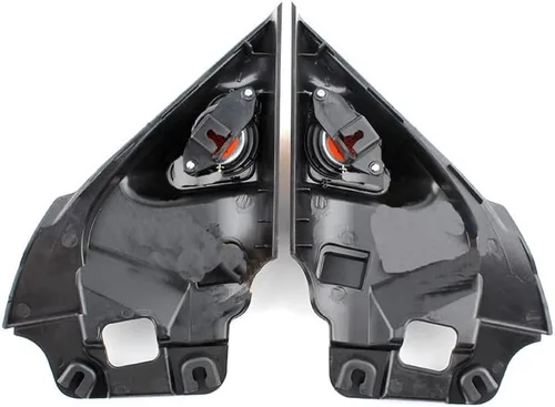 Vista 2 de 1 par coche delantera izquierda y derecha tweeters triángulo altavoces cubierta panel ajuste marco montaje para Nissan X-Trail 2014 15 16 17 18