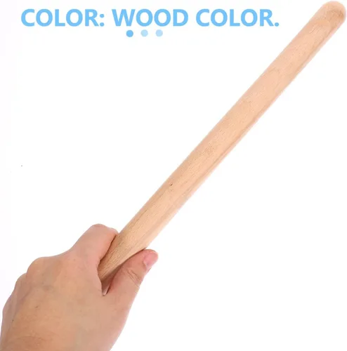 Vista 9 de Vaguelly 1 par de baquetas de madera Taiko Bachi accesorios de percusión musical para tambor Taiko