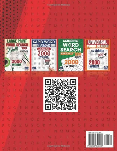 Vista 2 de Large Print 8 000 Words Word Search Puzzle Book for Adults Over 400+ Puzzles. Big Large Set 4 in 1.