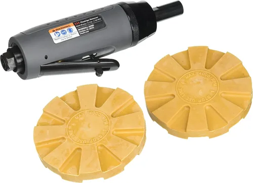 Ingersoll Rand Kit de herramientas de aire removedor de adhesivo 324, almohadilla de 4 pulgadas, 3700 RPM, incluye 12 almohadillas de borrador