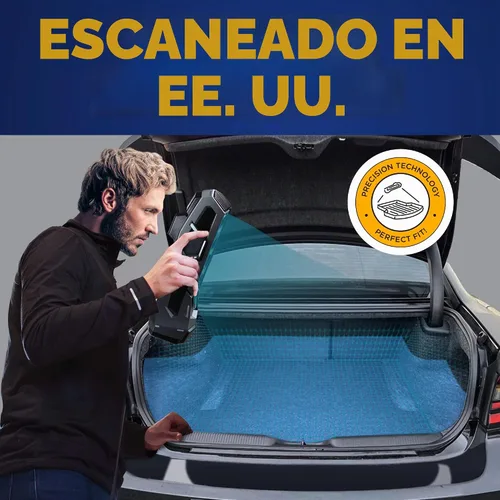 Vista 3 de Forro de carga prémium para Dodge Charger 2011-2023-100% de protección, alfombrilla de maletero de automóvil de ajuste personalizado, alfombrilla