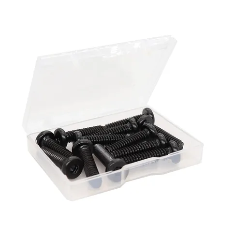 Vista 6 de cSeao Tornillos de cabeza Allen con llave hexagonal, color negro, 1/4-20 x 1-1/2 pulgadas, 12