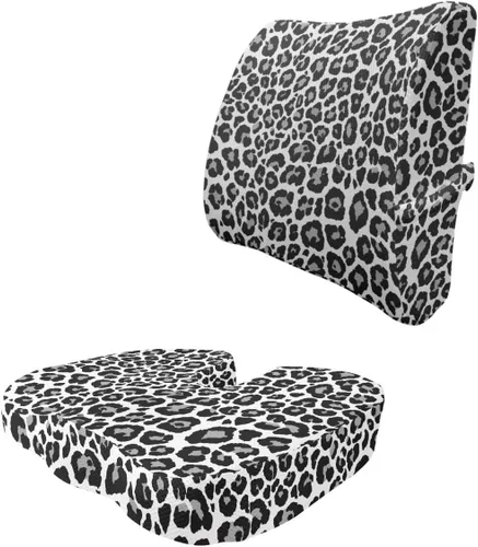 Vista 23 de Cinturón de Navidad de espuma viscoelástica para silla de oficina, asiento de automóvil, silla de ruedas, viajes, reduce la presión del coxis