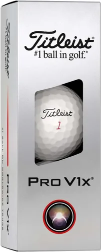 Vista 5 de Pelotas de golf personalizadas Titleist Pro V1X Agrega logo, imagen o texto (Set de 12)