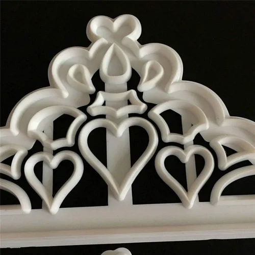 Vista 6 de Wixine Molde de silicona para chocolate con corona, 2 piezas, para fondant, pastelería, herramientas de decoración para hornear