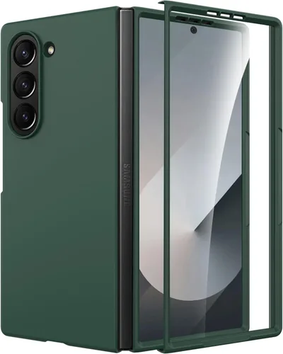 Vista 9 de Miimall Funda para Samsung Galaxy Z Fold 7 con protector de pantalla, funda delgada de grado militar para Galaxy Z Fold 7 antihuellas, a prueba