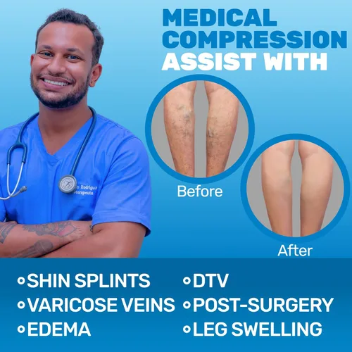 Vista 8 de ABSOLUTE SUPPORT (6 pares) fabricadas en Estados Unidos, medias de compresión altas a la rodilla para hombres de 20 a 30 mmHg Para circulación