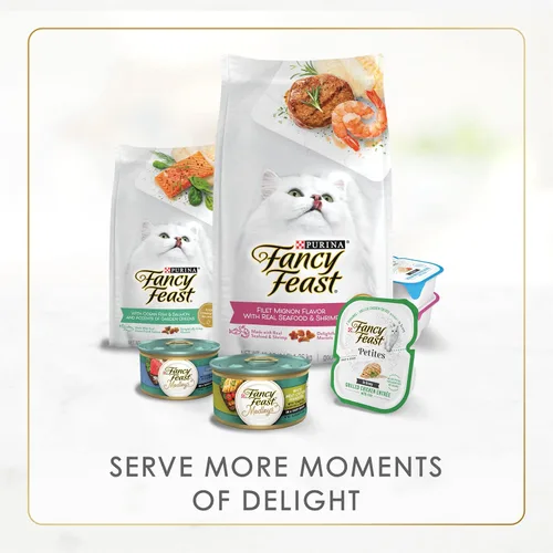 Vista 6 de Purina Fancy Feast Paté - Comida húmeda enlatada para gatos adultos, Paté clásico