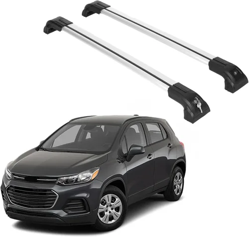 ERKUL Barras transversales de techo resistentes de 220 libras para Chevrolet Chevy Trax 2013-2022 | Soportes de metal sólido | Barras transversales