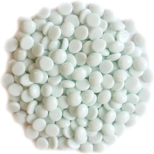 Vista 2 de Rellenos de jarrón - Gemas de vidrio... (1 libra, Ópalo de mezcla navideña)