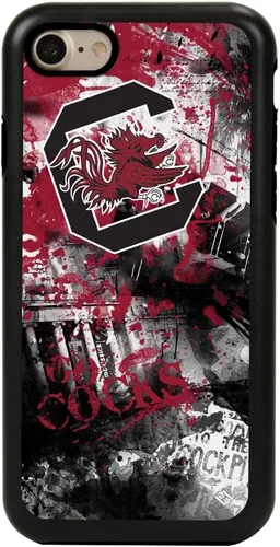 Vista 10 de Guard Dog NCAA - Funda híbrida para iPhone 7/8/SE Paulson Designs, color negro