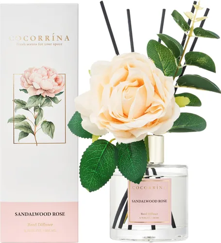 Vista 59 de Cocorrína Difusor de varillas – Difusor perfumado de vainilla cálida con 8 varillas, difusor de varillas de fragancia para el hogar para decoración