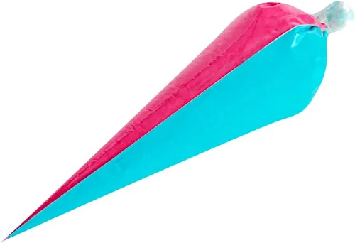 Vista 13 de Restaurantware Pastry Tek - Bolsas de glaseado bicolor de 17.7 x 9.5 pulgadas, 100 bolsas gruesas multicolores, sostenibles para glaseado y crema