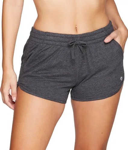 Vista 2 de Colosseum Simone - Pantalones cortos deportivos de mezcla de algodón para mujer, para yoga y correr