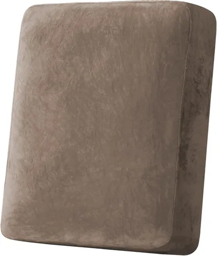 Vista 219 de H.VERSAILTEX Funda de cojín elástica de terciopelo para sofá, funda de cojín de felpa para cojines de silla, protector de muebles, cojín de asiento