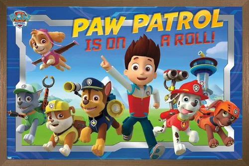 Vista 11 de Trends International - Póster de pared Paw Patrol Crew, 22.375 x 34 pulgadas Versión con marco negro