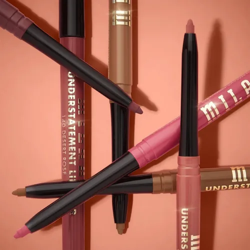 Vista 6 de Milani Understatement - Lápiz delineador de labios suave retráctil altamente pigmentado, maquillaje de labios fácil de usar, delineador de labios