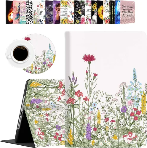 Vista 9 de Funda para iPad Mini, funda para iPad Mini 1, 2, 3, 4, 5, funda de piel sintética, funda inteligente con soporte y encendido automático para iPad