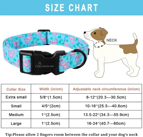 Vista 147 de Aring Pet Collar de algodón, ligero y ajustable, con hebilla de liberación rápida para perros pequeños, medianos y grandes, para cachorros, XS
