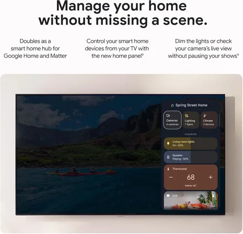 Vista 6 de Google TV Streamer 4K - Entretenimiento de transmisión rápida en tu televisor con control remoto de búsqueda por voz - Mira películas, programas, TV