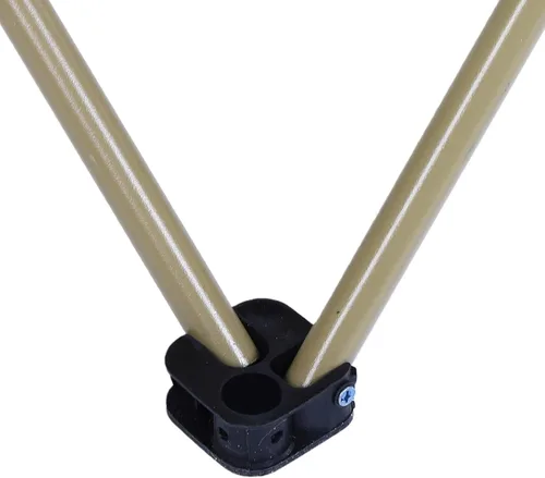 Vista 7 de AMONIDA Portable High Back Folding Chair with Shade Canopy for Camping Beach Fishing, Lightweight Steel Frame Khaki