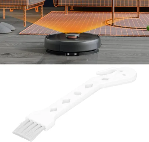 Vista 6 de GLOGLOW Cepillo de aspiradora de mano, herramienta de cepillo universal para barrido robot de barrido para robot de barrido de tiburones