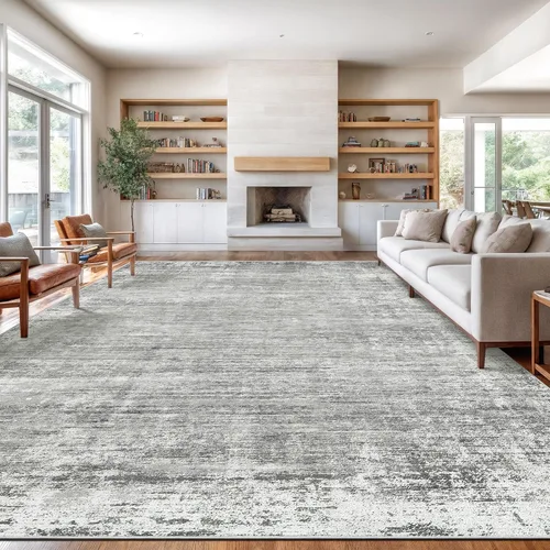 Vista 14 de zesthome Alfombras de 5 x 7 pulgadas - Alfombra lavable resistente a las manchas, alfombras modernas abstractas para sala de estar, dormitorio