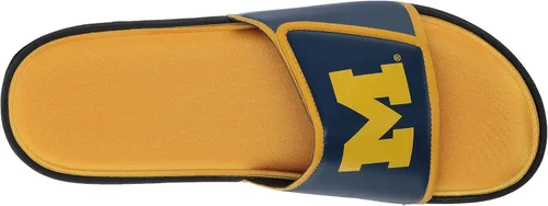 Vista 278 de FOCO Sandalias deportivas de espuma para ducha con logotipo de equipo universitario de la NCAA para hombre