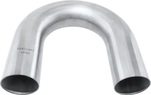 Vista 3 de FORTLUFT - Tubo de escape doblado (tubo recto, 2.00"/50.8mm)