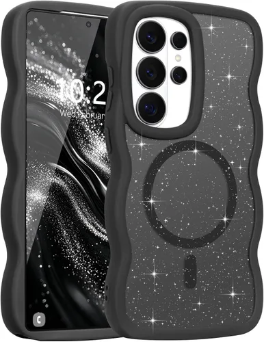 Vista 11 de Pepmune for Samsung Galaxy S25 Plus/S24 Plus Case Wave Frame, Desert Gold Dorado Desierto