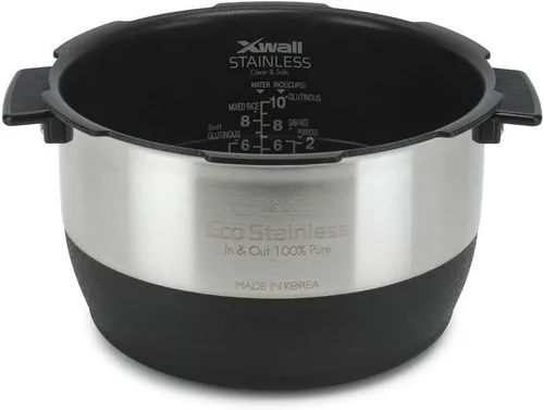 Vista 4 de Cuckoo CRP-CHSS1009FN arrocera eléctrica a presión (plateado)