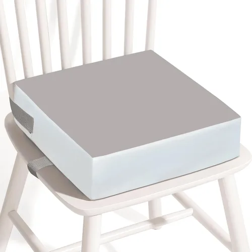 Vista 8 de Asiento elevador para mesa – PU impermeable fuerte apoyo asiento elevador para mesa de comedor, silla elevadora portátil con correas elásticas