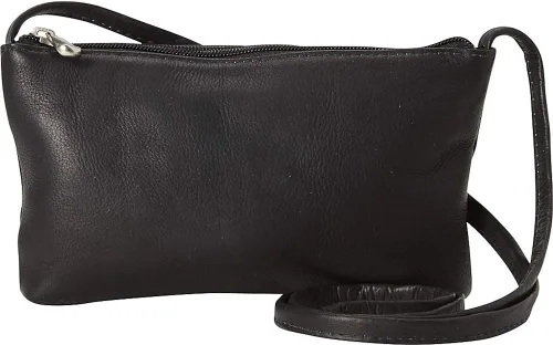 Le Donne Leather Clover Mini Bag - Bolso bandolera de piel de primera calidad colombiana Vaquetta, 9.0 x 5.8 x 1.0in