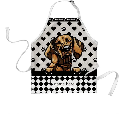 Vista 24 de Delantal de lunares para perro personalizado Lindo perro Rhodesian Ridgeback, RHODESIAN RIDGEBACK