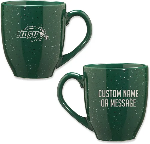 Vista 21 de Rico Industries NCAA UCLA Bruins Royal Blue - Taza de café de cerámica moteada grabada con láser de 16 onzas