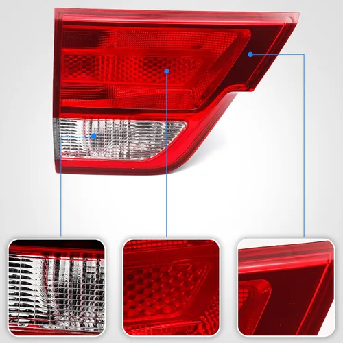 Vista 5 de Huray Luz Trasera Interior Izquierda Compatible con Jeep Grand Cherokee 2011-2013 Ensamblaje de Lámpara de Luz Trasera del Lado del Conductor
