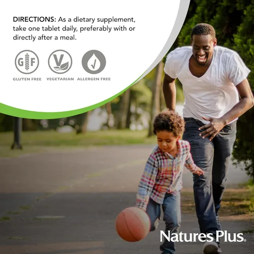 Vista 6 de NaturesPlus Complejo B con salvado de arroz - 90 tabletas - vegetariano, sin gluten - 90 porciones