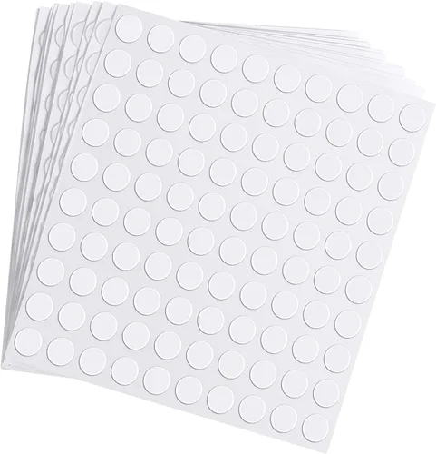 Vista 10 de Adhesivos adhesivos de doble cara transparentes de doble cara con cinta adhesiva redonda sin rastros, adhesivo resistente al agua