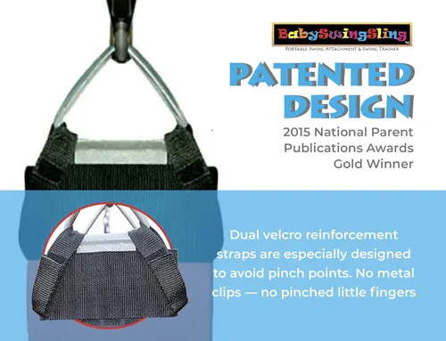 Vista 3 de Accesorio de bebé portátil para columpios para bebés Baby Swing Sling, entrenador para niños pequeños