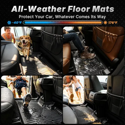 Vista 7 de OEDRO Alfombrillas aptas para Chevrolet Silverado GMC Sierra 1500 2019-2026