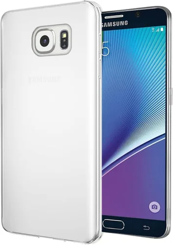 Vista 8 de Funda para teléfono Galaxy Note 5, Samsung Note 5 para niñas y mujeres, transparente, delgada, a prueba de golpes, suave, flexible, TPU trasero